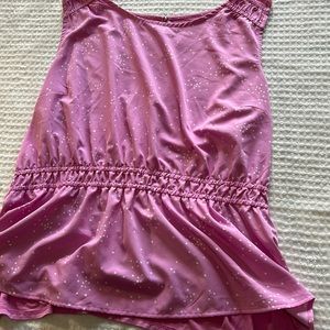 Womens XL pink Top sleeveless